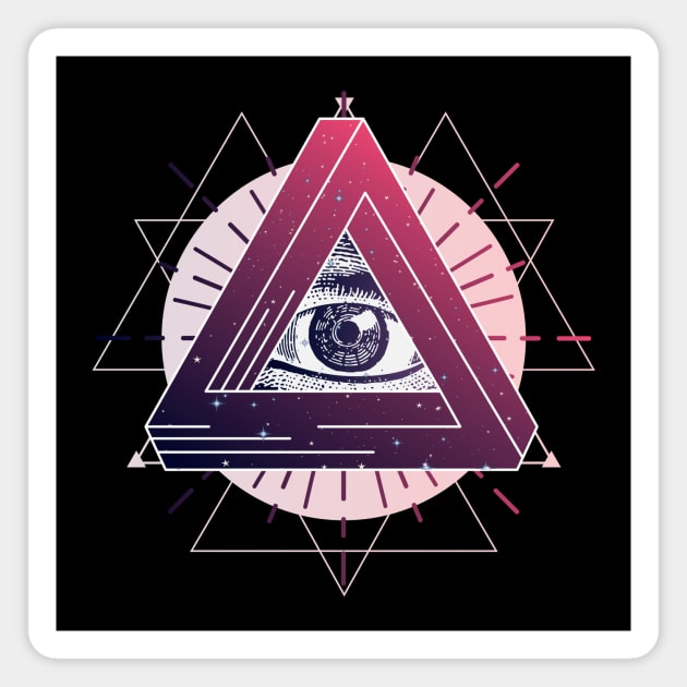 All Seeing Eye Magnet by Urban_Vintage